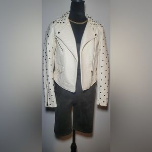 Cher studded leather jacket